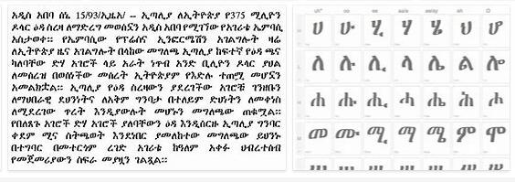 Ethiopia Languages